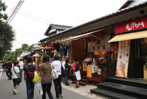 Yunotsubo Kaido Shopping Street