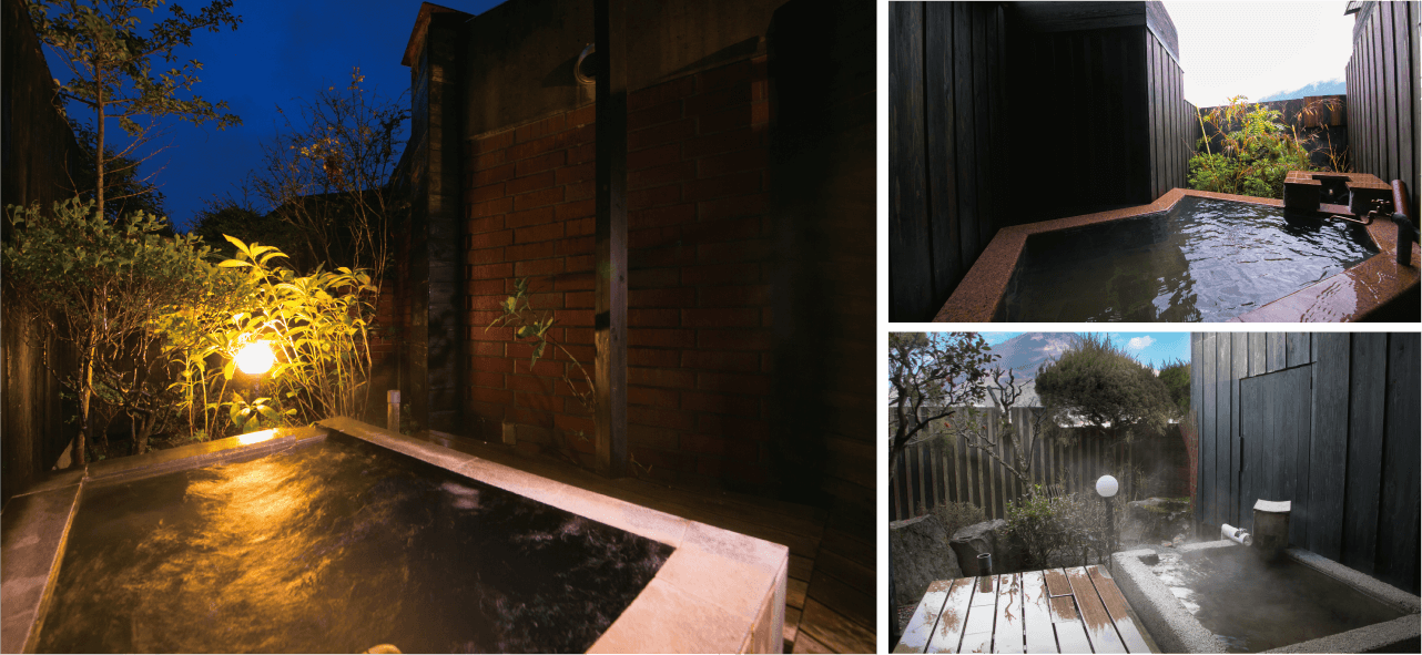 Guest room outdoor bath